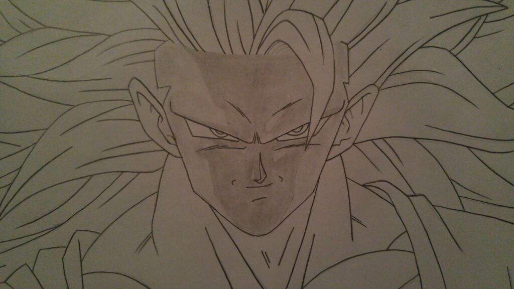 1024x576 How To Draw Goku Super Saiyan 3 Part 2