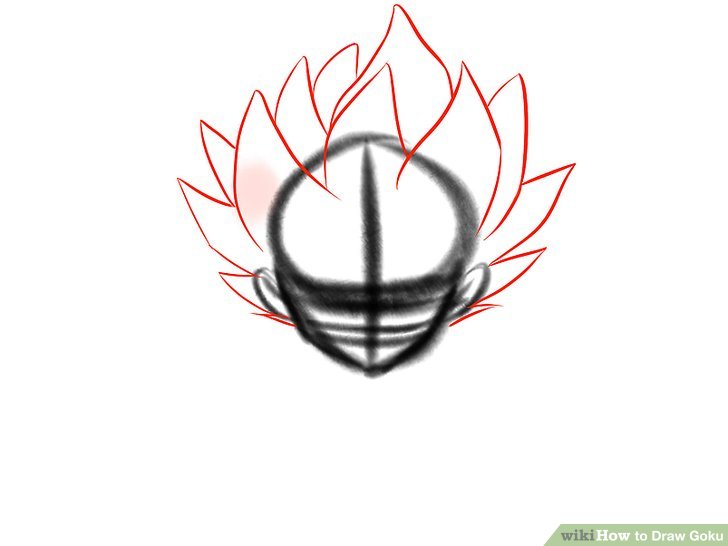 728x546 How To Draw Goku (With Pictures)