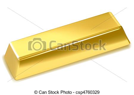 450x320 Illustration Of Gold Bar On Isolated Background Stock Illustration