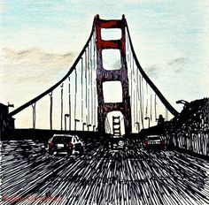 Golden Gate Drawing at GetDrawings | Free download