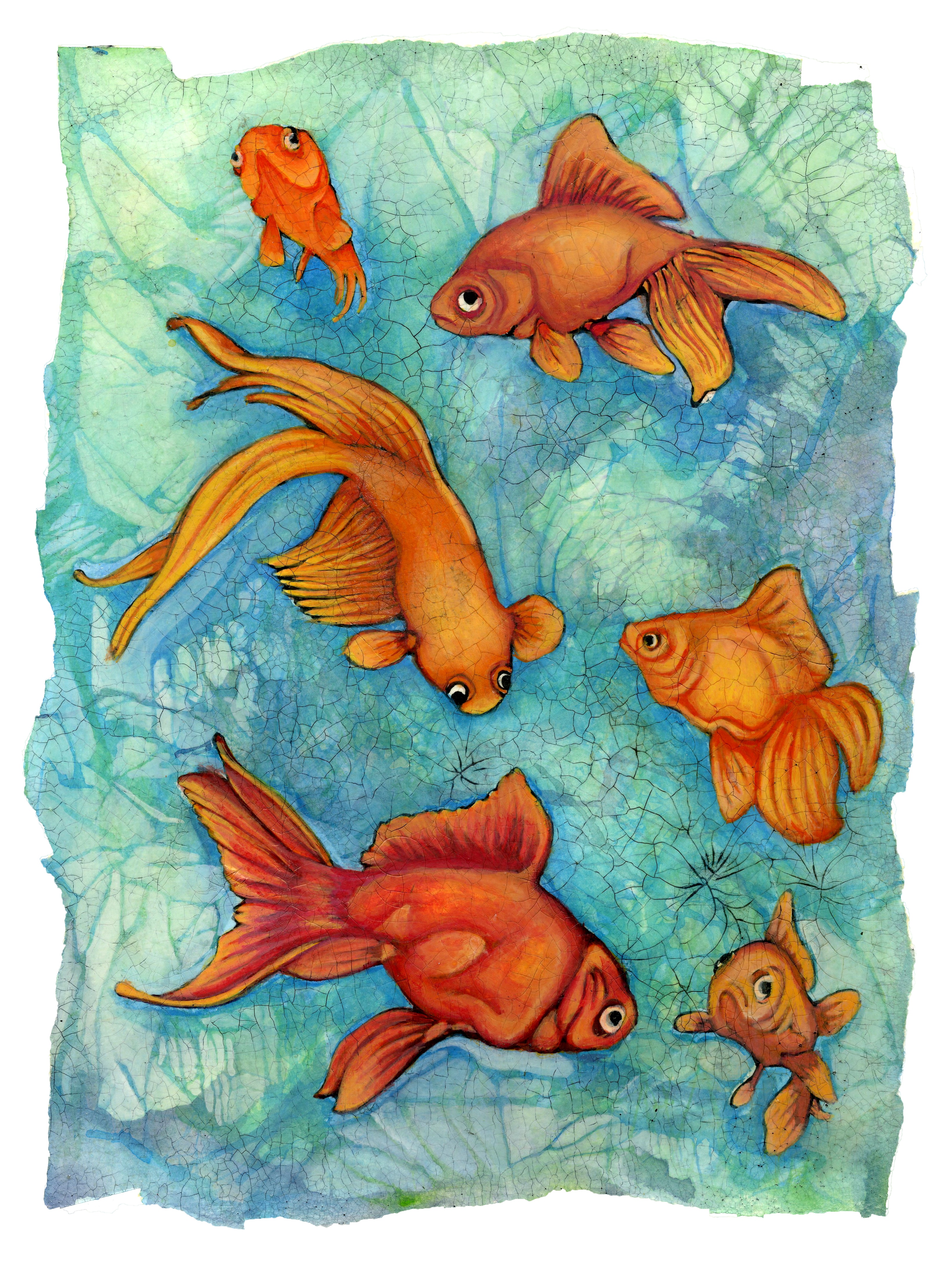 3271x4365 Image Result For Goldfish Art Goldfish Amp Other Aquatic Gems
