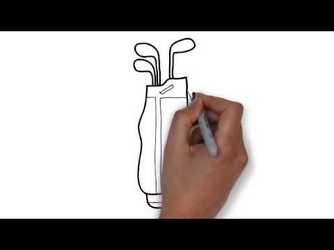 480x360 How To Draw Golf Bag