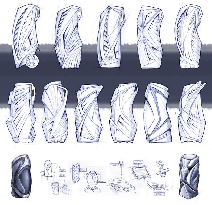 700x677 Rokkaroller Golf Bag On Behance