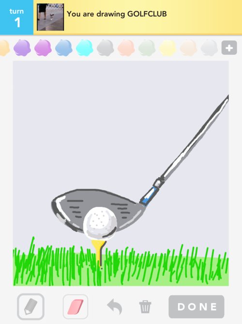 500x667 Golfclub Drawings