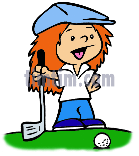 555x624 Free Drawing Of A Golf Girl From The Category Sports