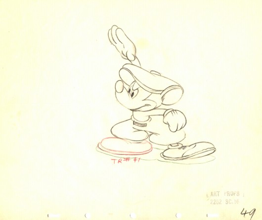 530x446 Mickey Golf From Canine Caddy (1941)