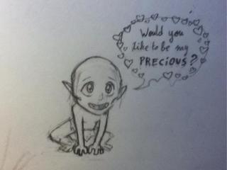 320x240 Gollum Drawings On Paigeeworld. Pictures Of Gollum