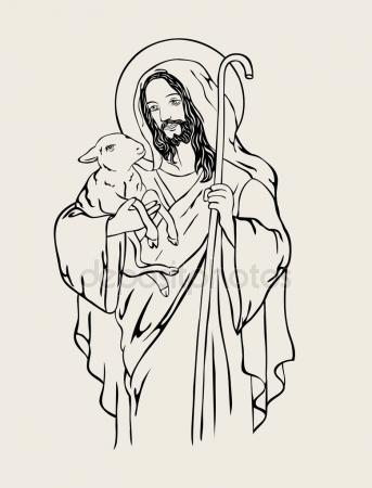 343x450 The Good Shepherd Stock Vectors, Royalty Free The Good Shepherd