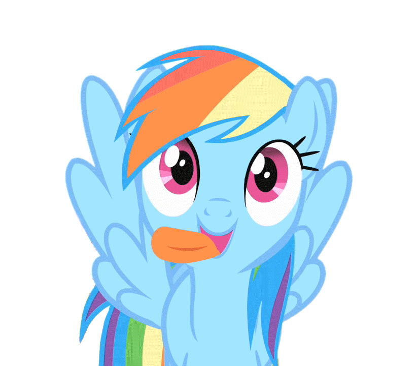 824x720 Rainbow Dash Goofy Face By Pokerface3699