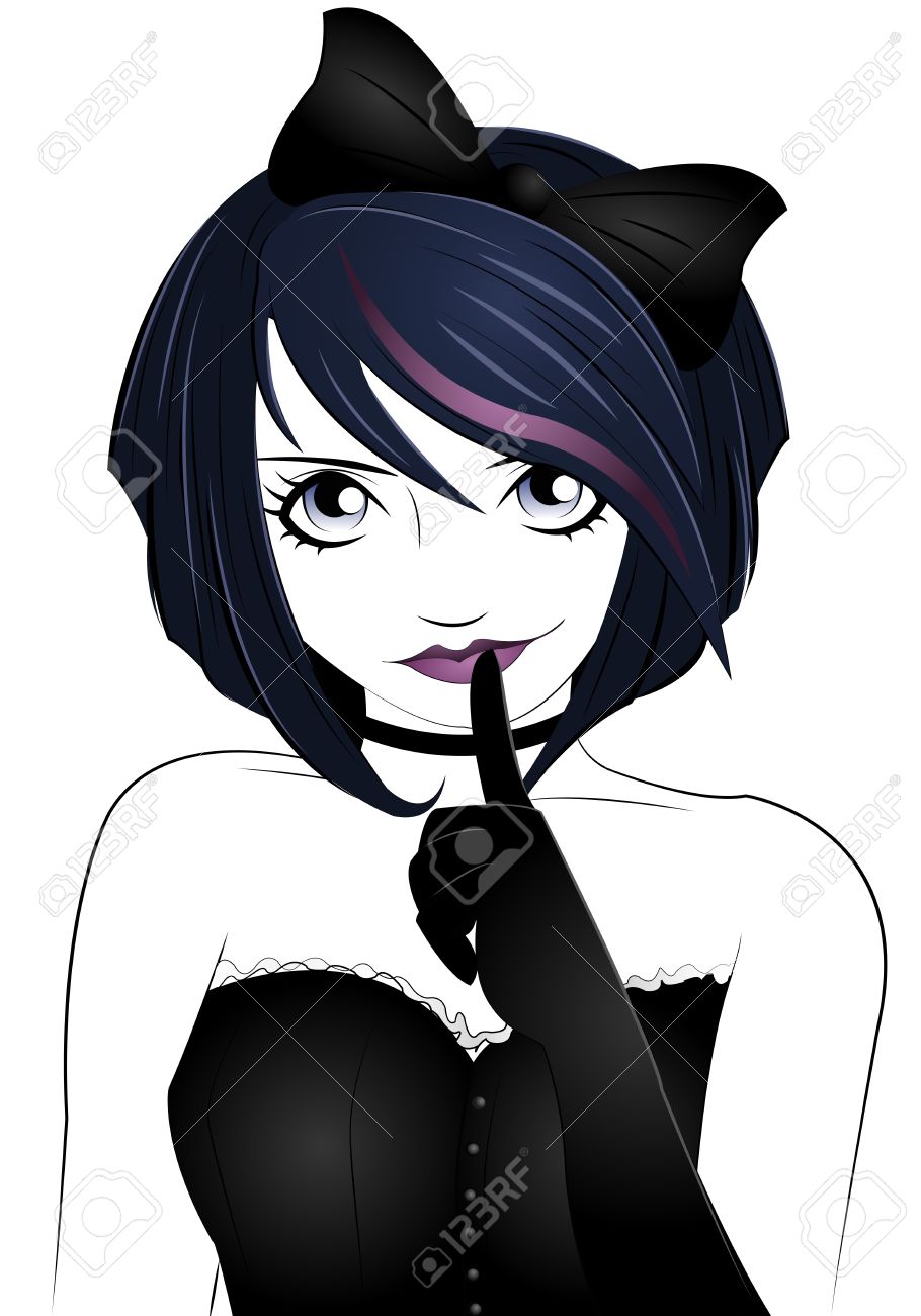 910x1300 Gothic Girl Royalty Free Cliparts, Vectors, And Stock Illustration