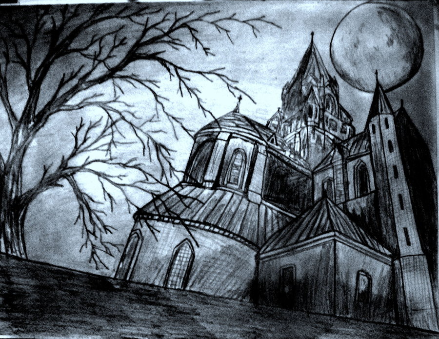 900x695 Quick Rough Sketch Castle By Mikel01