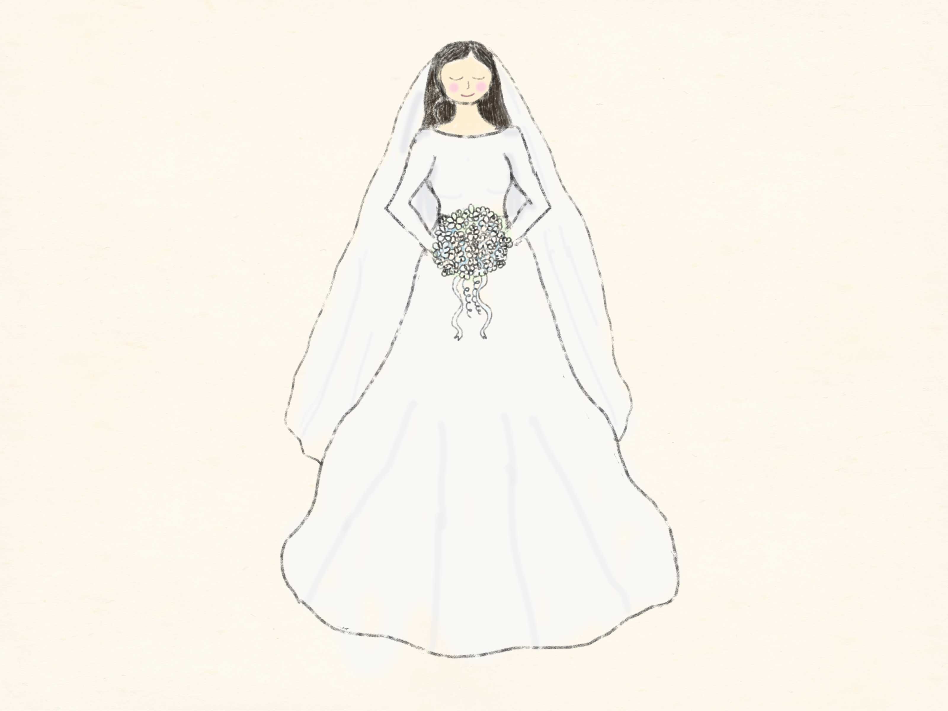 3200x2400 How To Draw A Bride 10 Steps (With Pictures)