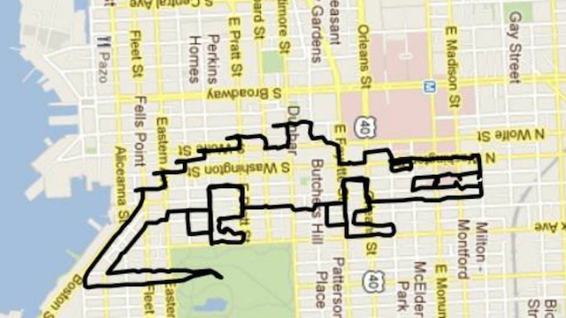 640x360 Drawing Gps Pictures By Riding A Bicycle