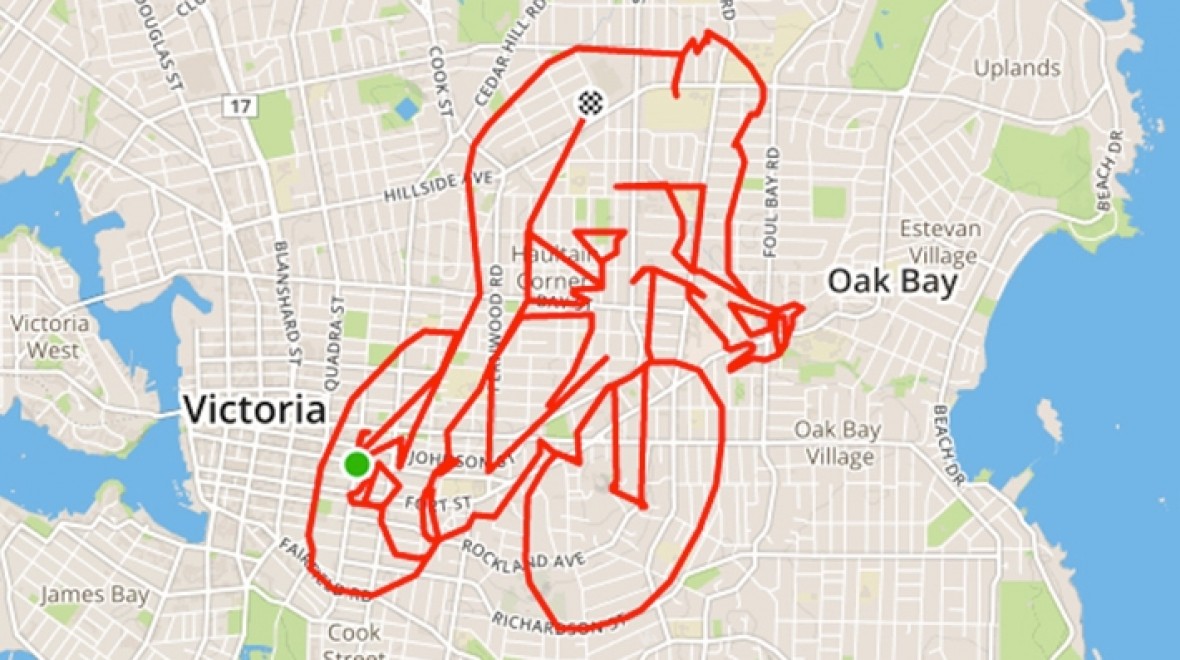1180x660 The Most Impressive Strava Gps Drawings We'Ve Seen So Far