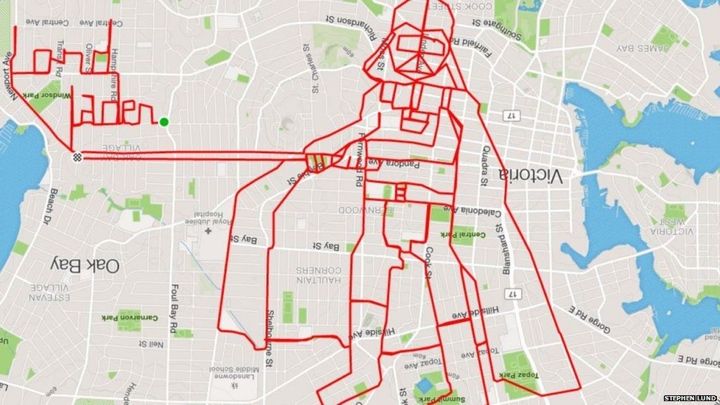 720x405 Most Impressive Strava Gps Drawings We'Ve Seen So Far