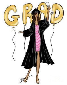 236x300 Graduation Gown Drawings Fine Art America