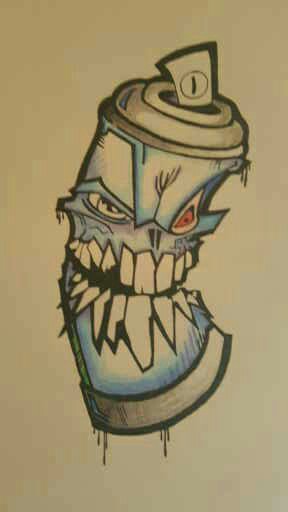 288x512 Mean Spray Can Drawings Sprays, Graffiti And Drawings