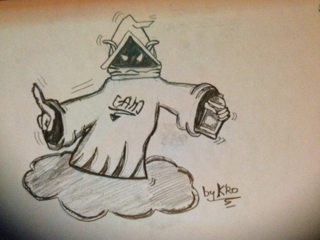 1024x768 Draw Graffiti Character By Jayzz K