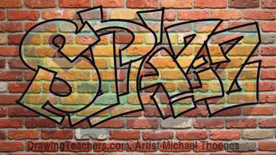 550x310 Draw Graffiti Letters