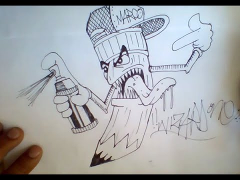 480x360 How To Draw Graffiti Pencil Character