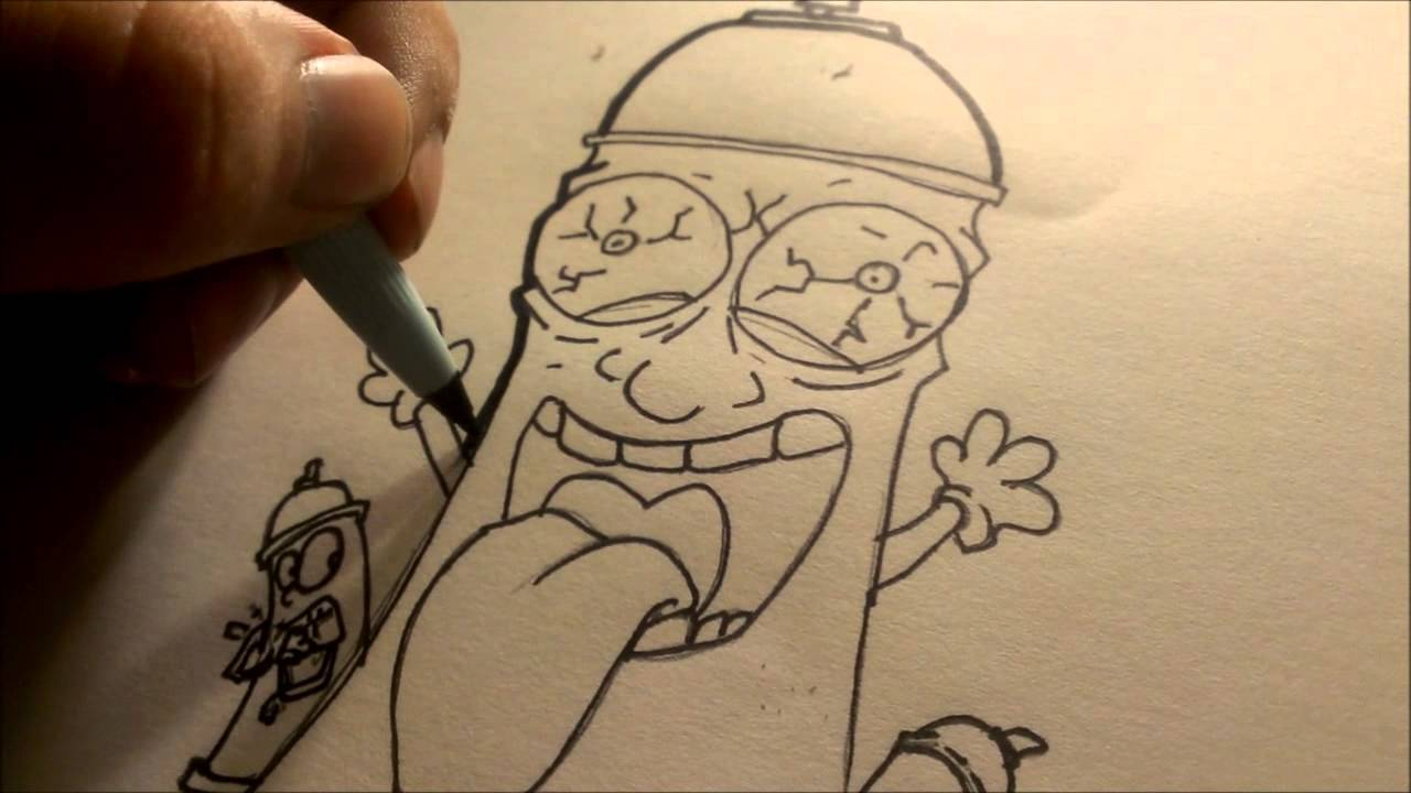 1280x720 Graffiti Spray Can Drawings How To Draw A Graffiti Style Spray