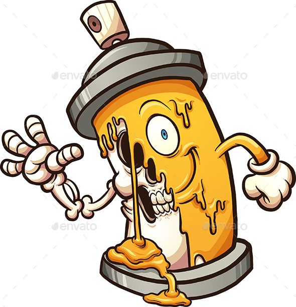 590x611 Graffiti Spray Can Graffiti, Sprays And Characters