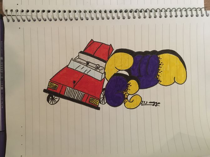 670x503 How To Draw Graffiti 14 Steps (With Pictures)