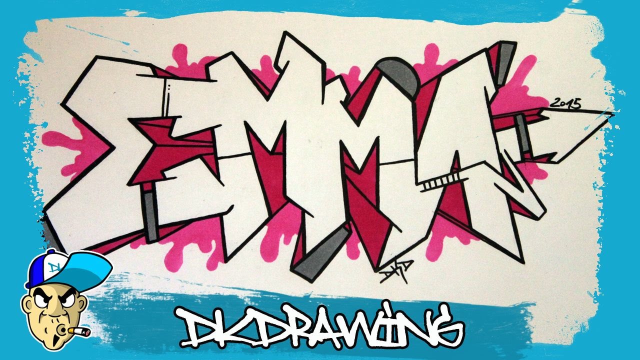 1280x720 How To Draw Graffiti Names