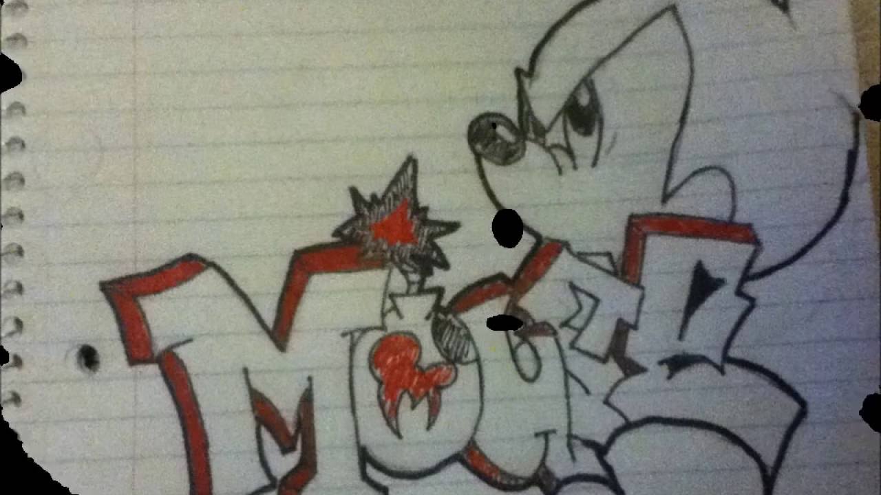 1280x720 Mickey Mouse Graffiti Drawing