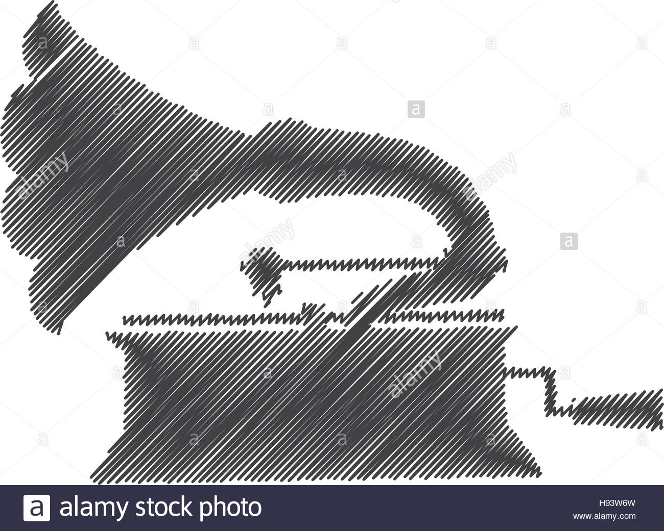 1300x1041 Gramophone Drawing Isolated Icon Stock Vector Art Amp Illustration