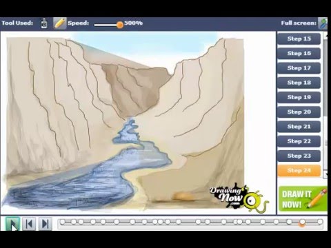 480x360 How To Draw The Grand Canyon