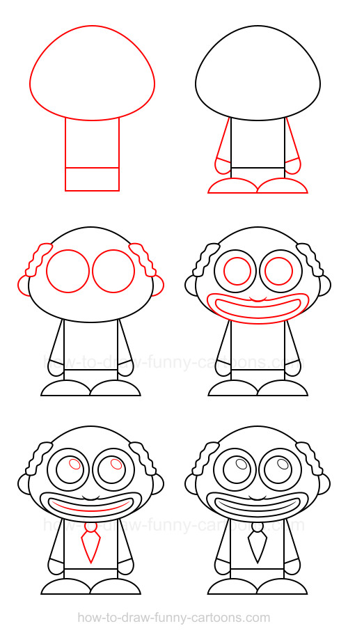 500x919 How To Draw A Grandpa Teaching Art, Sketches And Draw