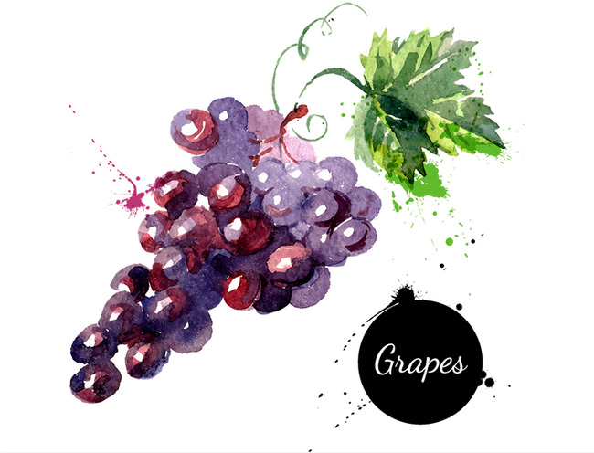 650x496 Drawing Grapes, Grape, Creative Grape Png And Psd File For Free