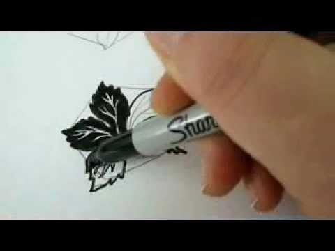 480x360 How To Draw Leaves