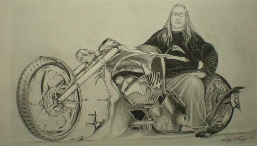 900x512 Tommy Grave Drawing By Randy Mcfall