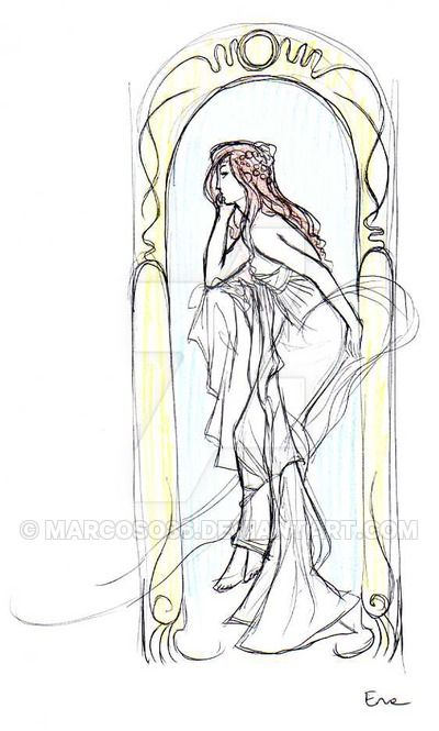 400x665 Greek Gods Sketches Hera By Marcoso86 Mythology