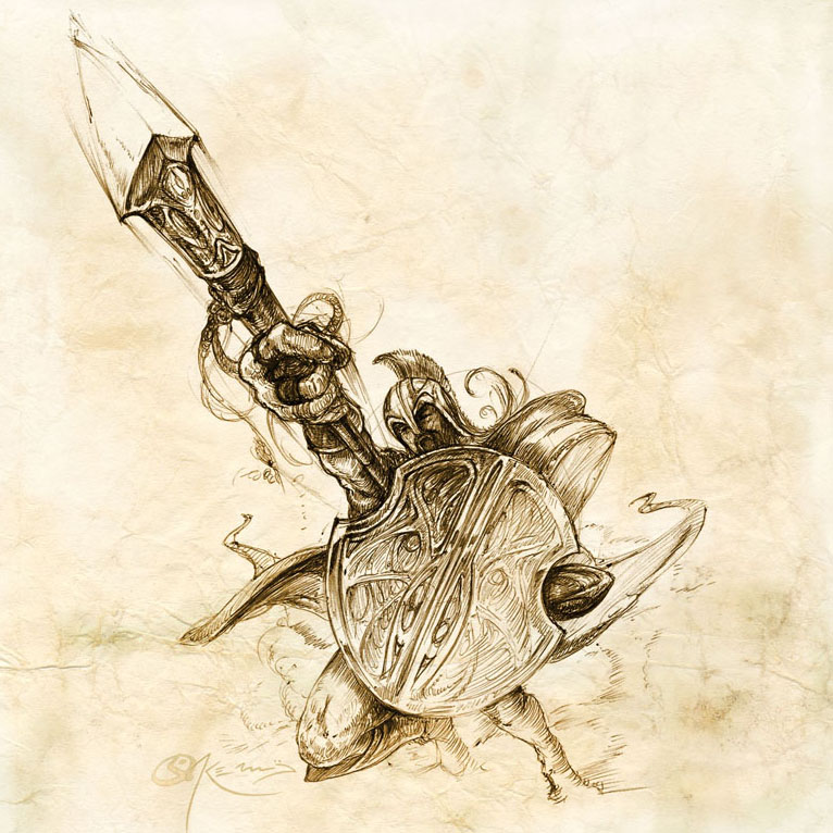 766x766 Greek Warrior Attack By Gonzalokenny