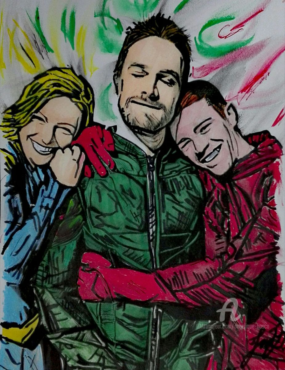 926x1200 Supergirl,green Arrow ,flash (Jean Marie Vandaele)