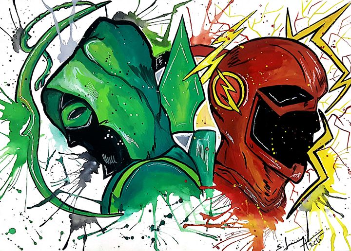 720x516 The Flash Vs Green Arrow