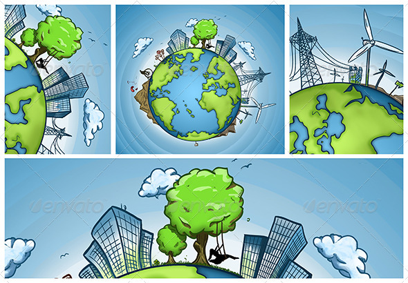 590x410 Green Earth Concept By Pochiu Graphicriver