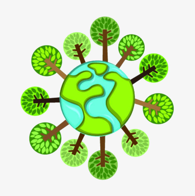 650x651 Green Earth, Decorative Pattern, Cartoon Hand Drawing Png Image