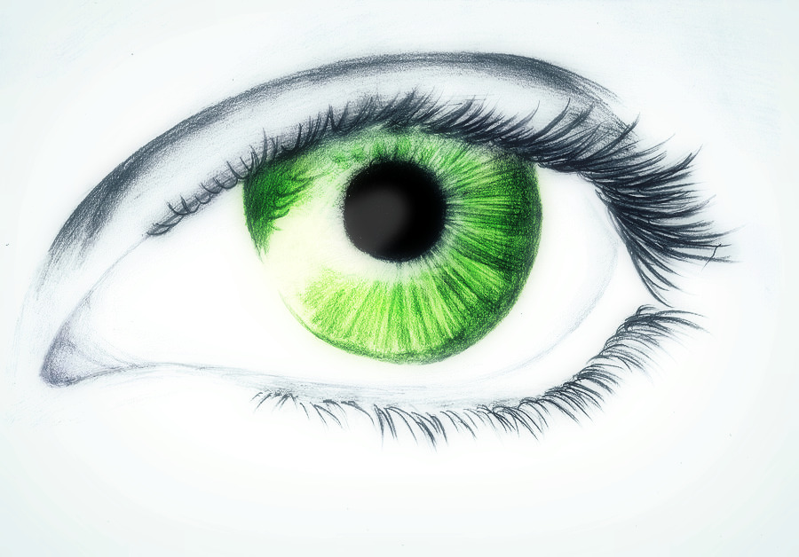 900x628 Realistic Eye Colour Green By Cutebutdeadlyinu