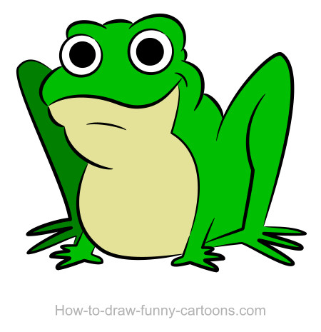 450x465 Frog Drawings (Sketching + Vector)