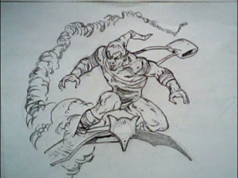 480x360 How To Draw The Green Goblin From Spiderman (With A Purse)