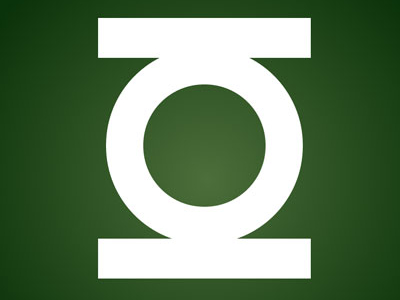 400x300 Green Lantern Logo In Csshtml Only By David Abling
