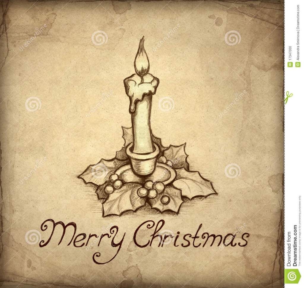 1024x971 Drawings For Christmas Cards With Pencil Old Christmas Greeting