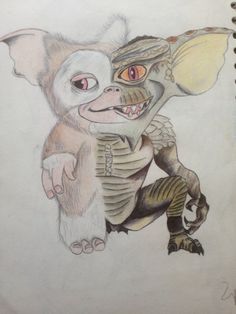236x314 Day 16 Wet We Decided To Draw Gizmo From The Gremlins. Art