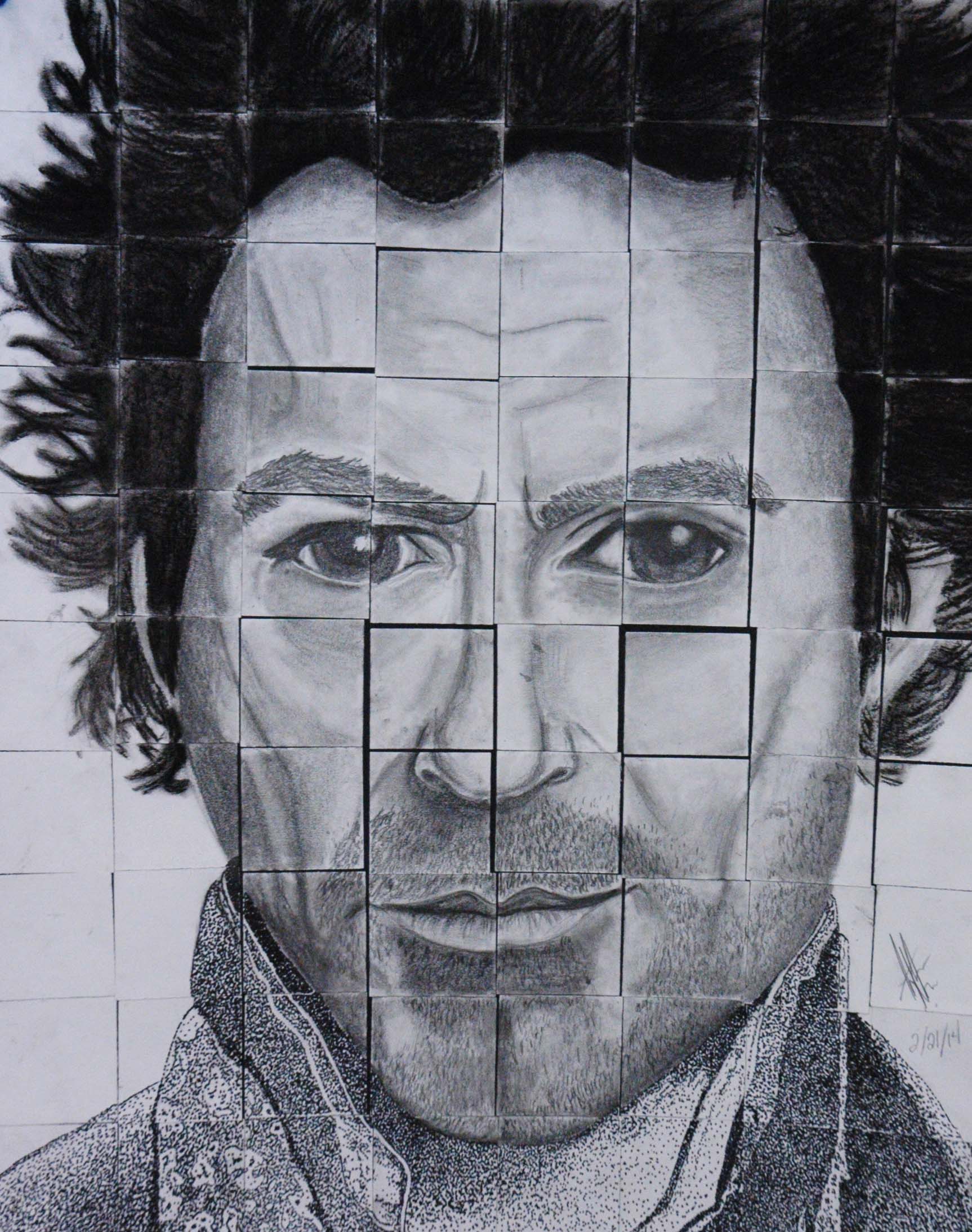 1726x2188 Drawing And Painting Spring 2014 Grid Drawings Mr. Wilson's Art Page