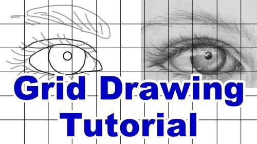 500x281 Grid Drawing Tutorial Online Art Lessons