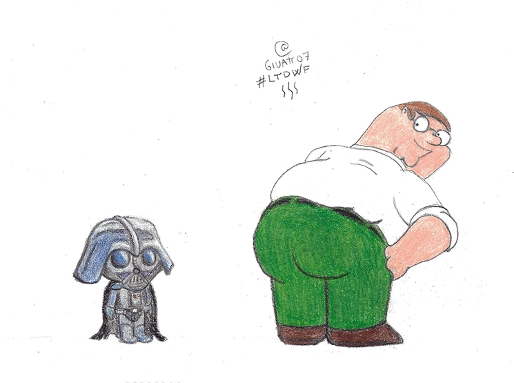 745x555 Stewie As Darth Vader And Peter Griffin